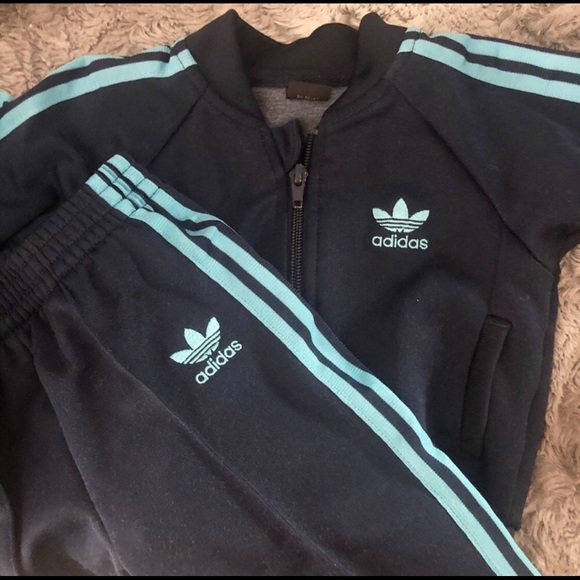 Adidas Toddler Track Suit Top Pants 9 Months - Picture 6 of 8